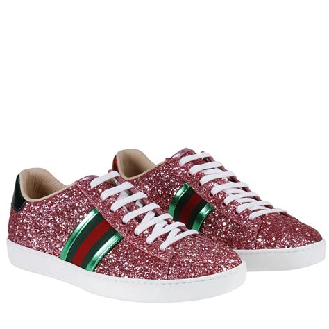 gucci shoes pink sneakers.